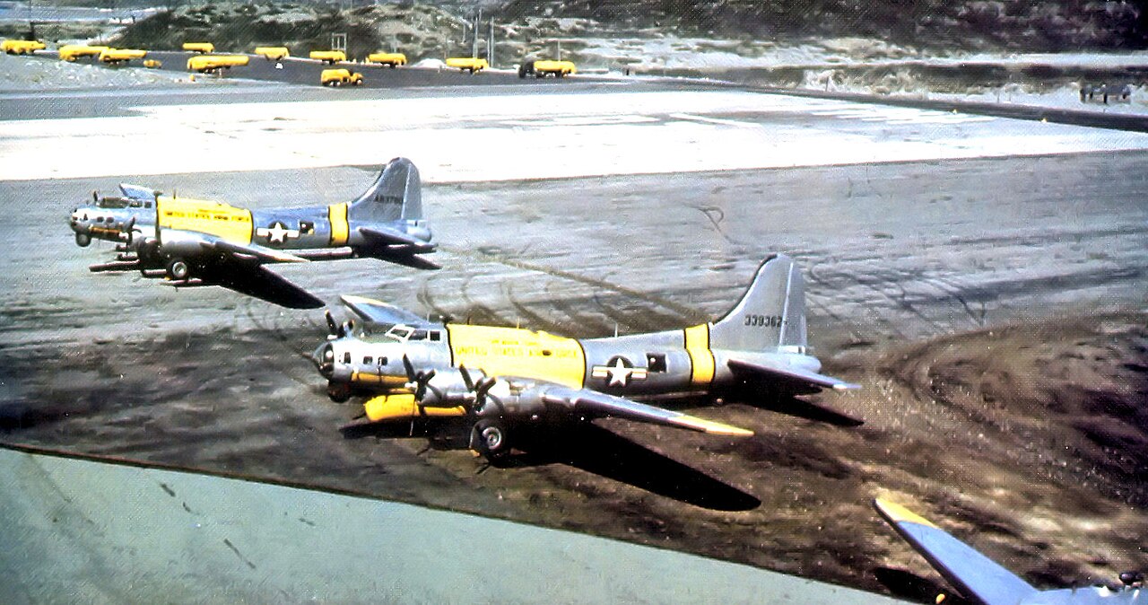 Two SB-17 rescue aircraft of the 51st Rescue Squadron on the ramp at Narsarsuaq Air Base