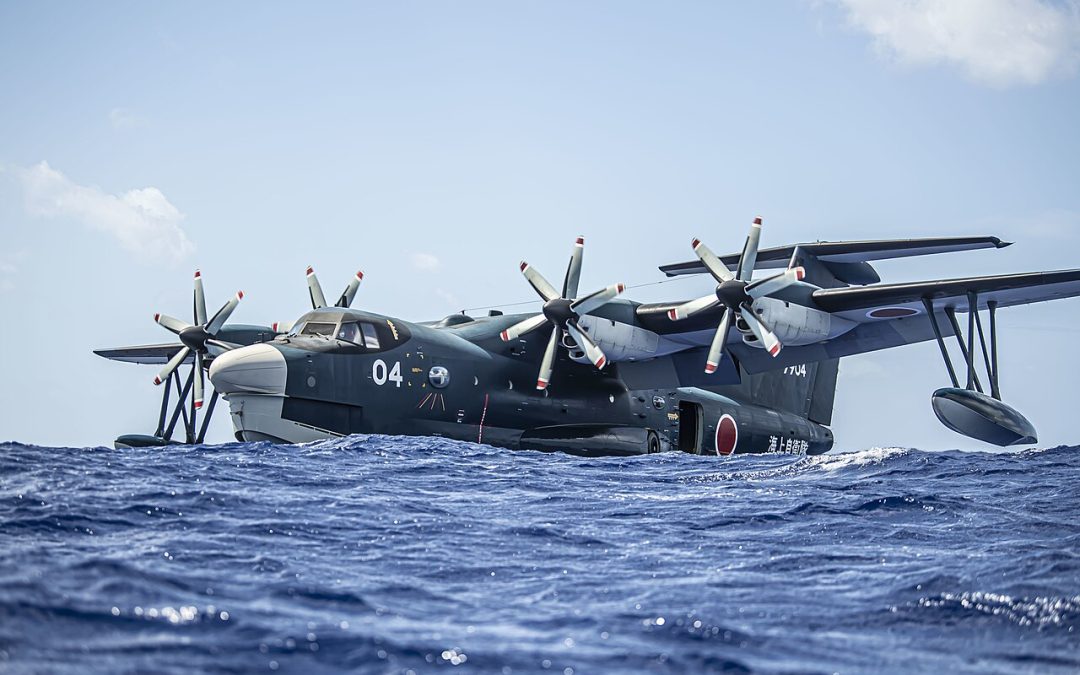 ShinMaywa US-2 : L’hydravion qui atterrit dans des vagues de 3 mètres