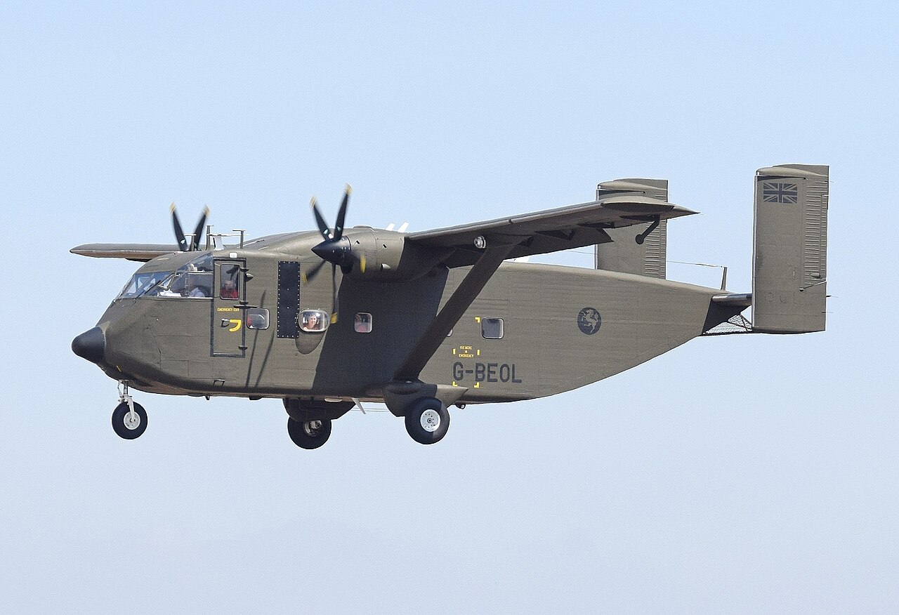 A Short Skyvan SC.7 at the Royal International Air Tattoo