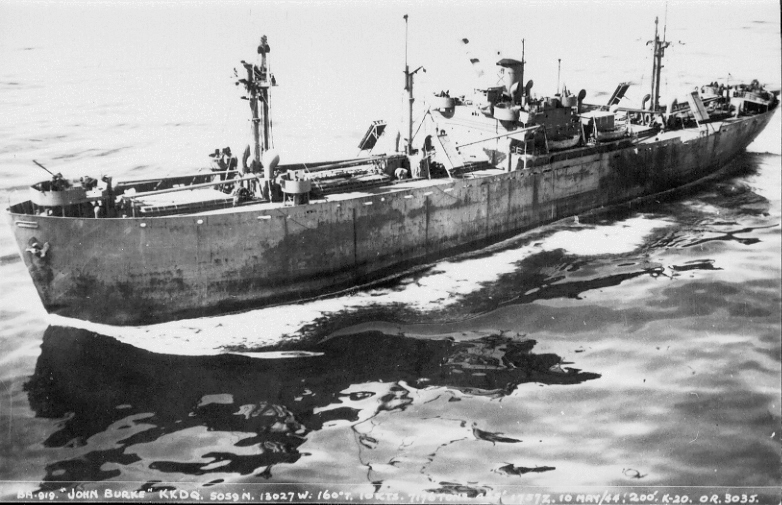 SS John Burke off Vancouver Island, May 1944