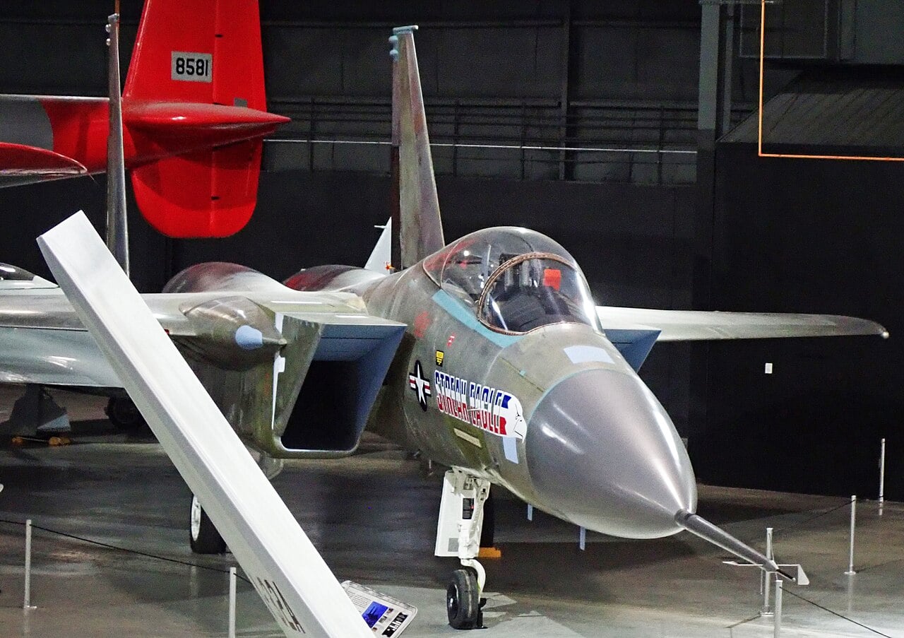 The Streak Eagle preserved at the National Museum of the United States Air Force