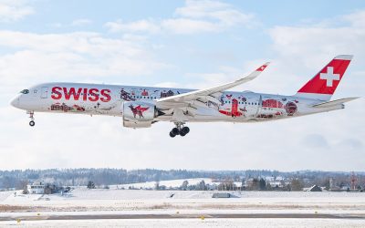 SWISS A350: The Third Jet Lands, Seven Still to Come
