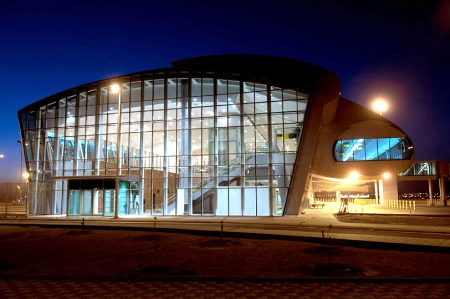 Terminal of Tabuk Regional Airport in Saudi Arabia