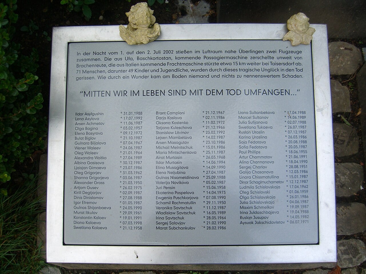 Broken Pearl Necklace memorial to the victims of the 2002 Uberlingen mid-air collision