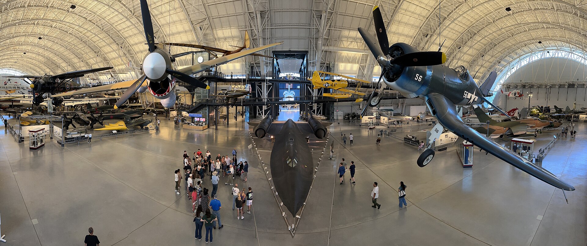 Interior of the Steven F. Udvar-Hazy Center