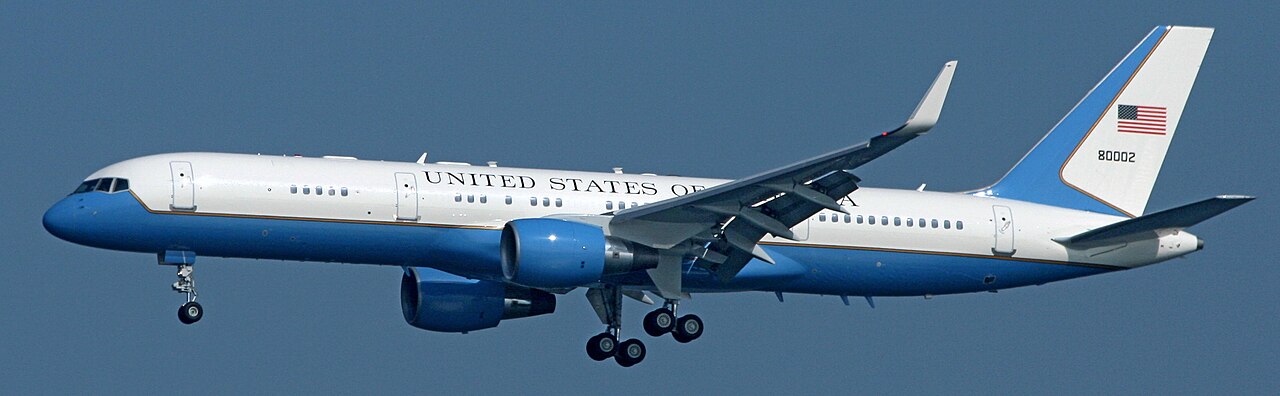 US Air Force C-32A A United States Air Force C-32A, the military Boeing 757 used for VIP transport