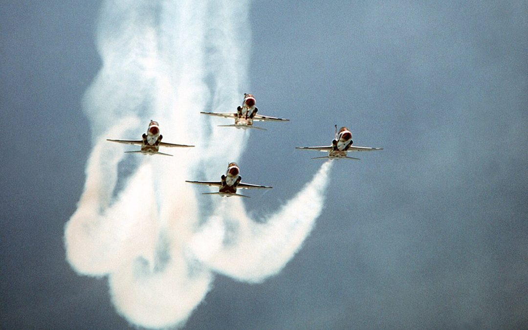 The 1982 Diamond Crash: Four Thunderbirds, One Jammed Stabiliser
