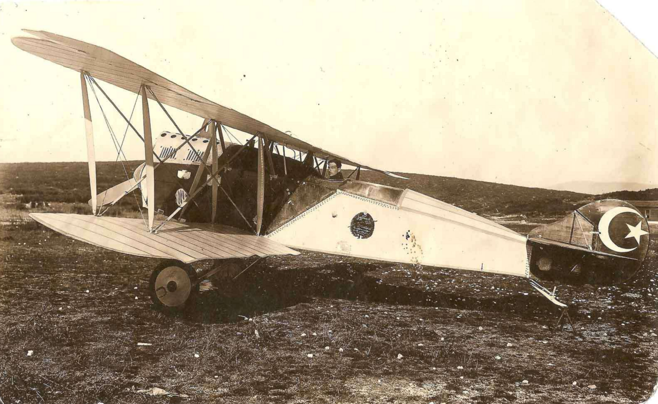 The Vecihi K-VI, the first aircraft built in Turkey, 1925