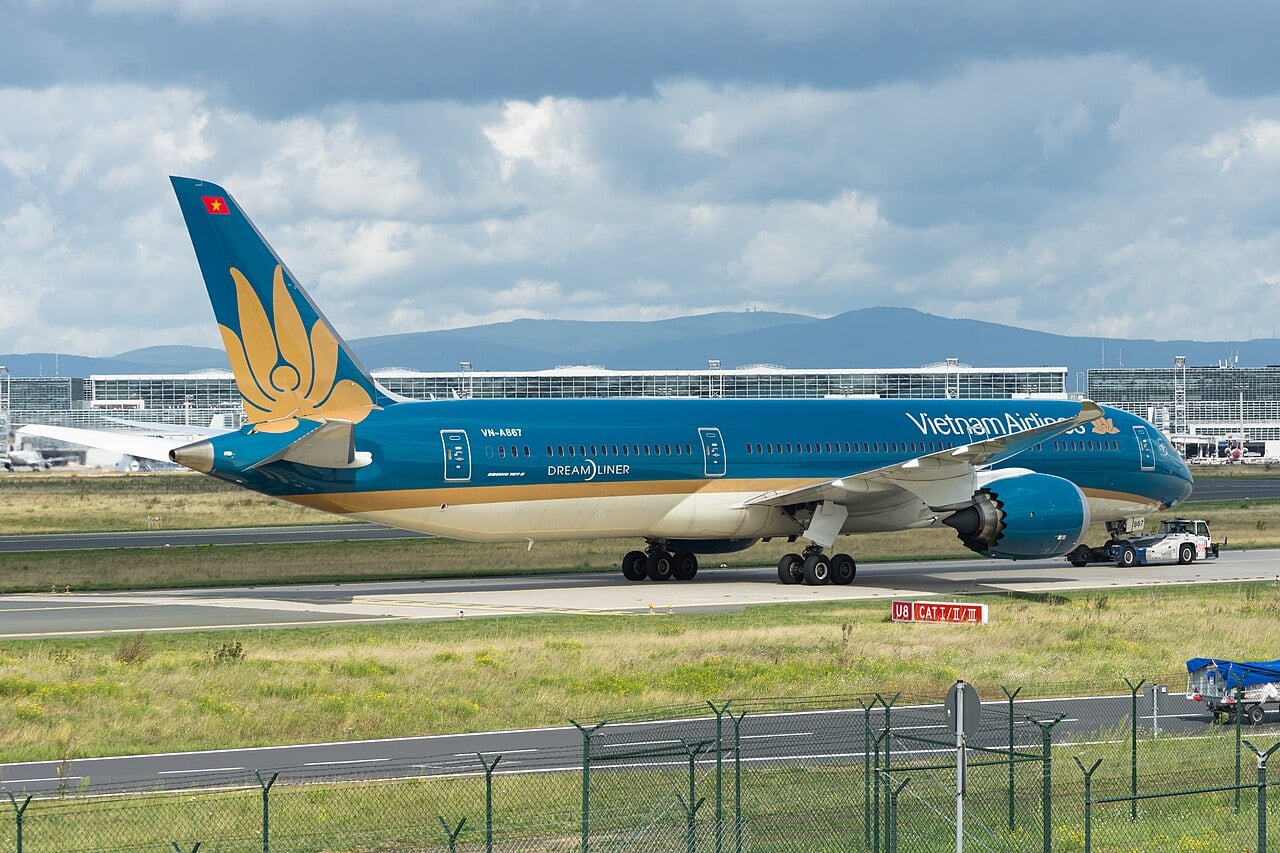 Vietnam Airlines Boeing 787-9 VN-A867 at Frankfurt in 2017