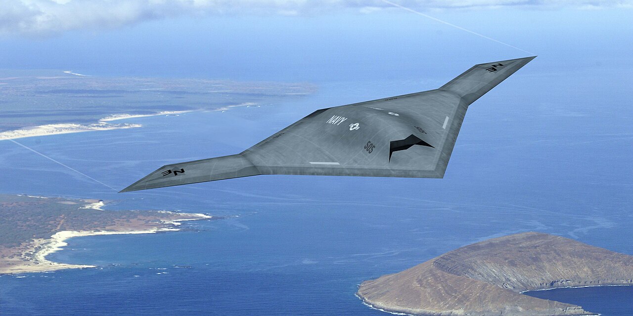 Northrop Grumman X-47B unmanned combat air vehicle in flight
