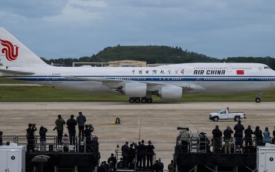 Xi Jinping Flyovers: A B-1 at Andrews, a B-2 at the White House