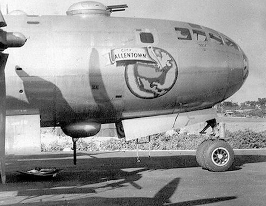 B-29 City of Allentown of the 29th Bombardment Group, 1945