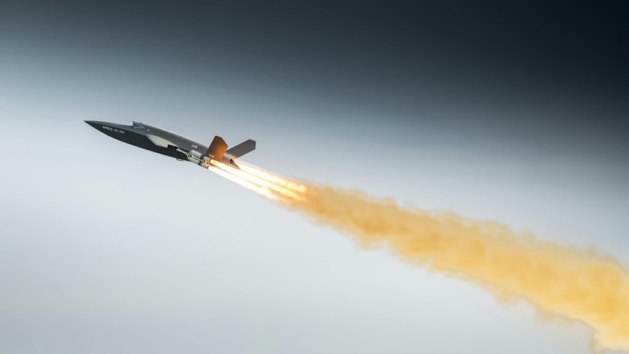 Airbus U740 Valkyrie rocket-assisted launch on its first European flight Airbus U740 Valkyrie rocket-assisted launch on its first European flight