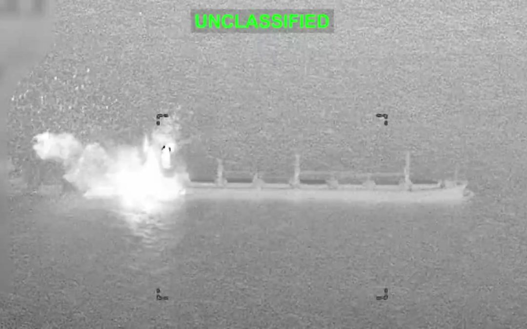Ocean Molica: U.S. Fighter Jet Disables Ship Running the Iran Blockade