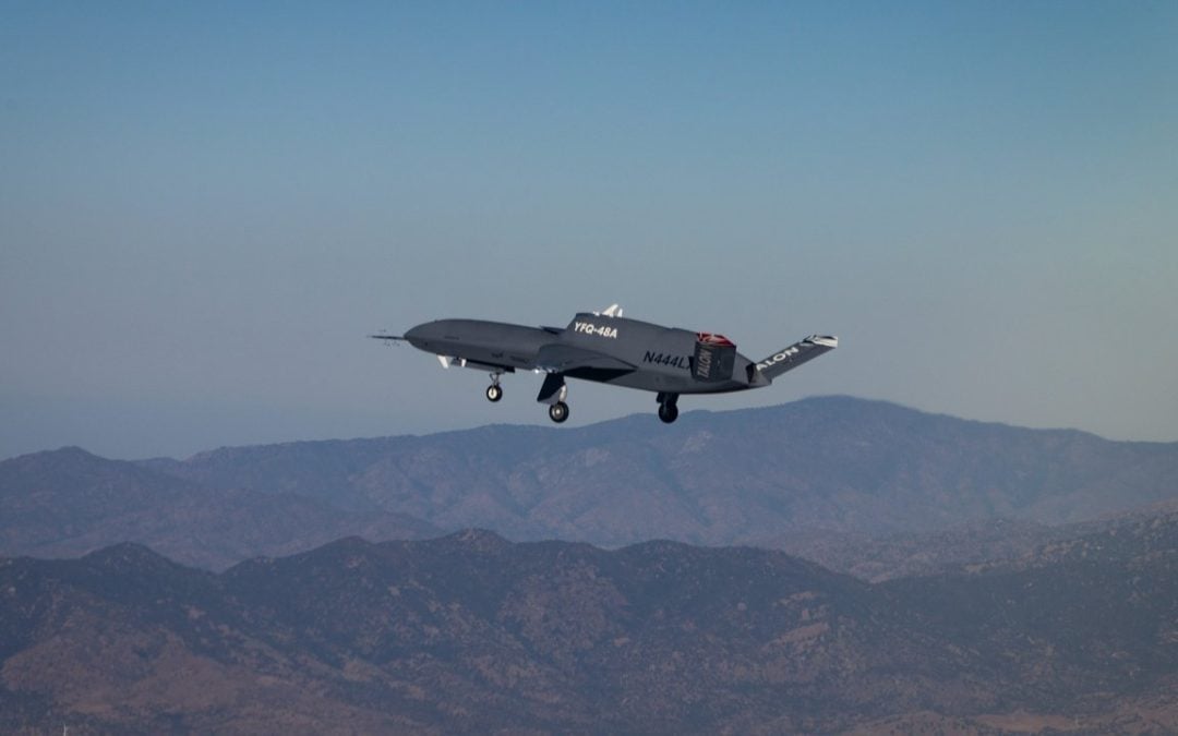 YFQ-48A Talon Blue First Flight: Northrop’s Drone Wingman Flies Itself