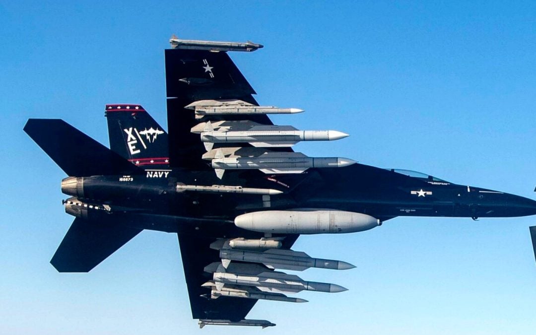 AIM-174B and AIM-260 Seen Together on a Navy Super Hornet