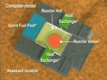 CIA computer model of the al-Kibar reactor