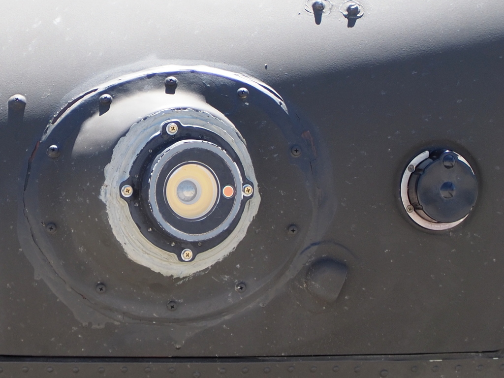 BAE Systems AN/AAR-57 missile warning sensor on a UH-60M Black Hawk