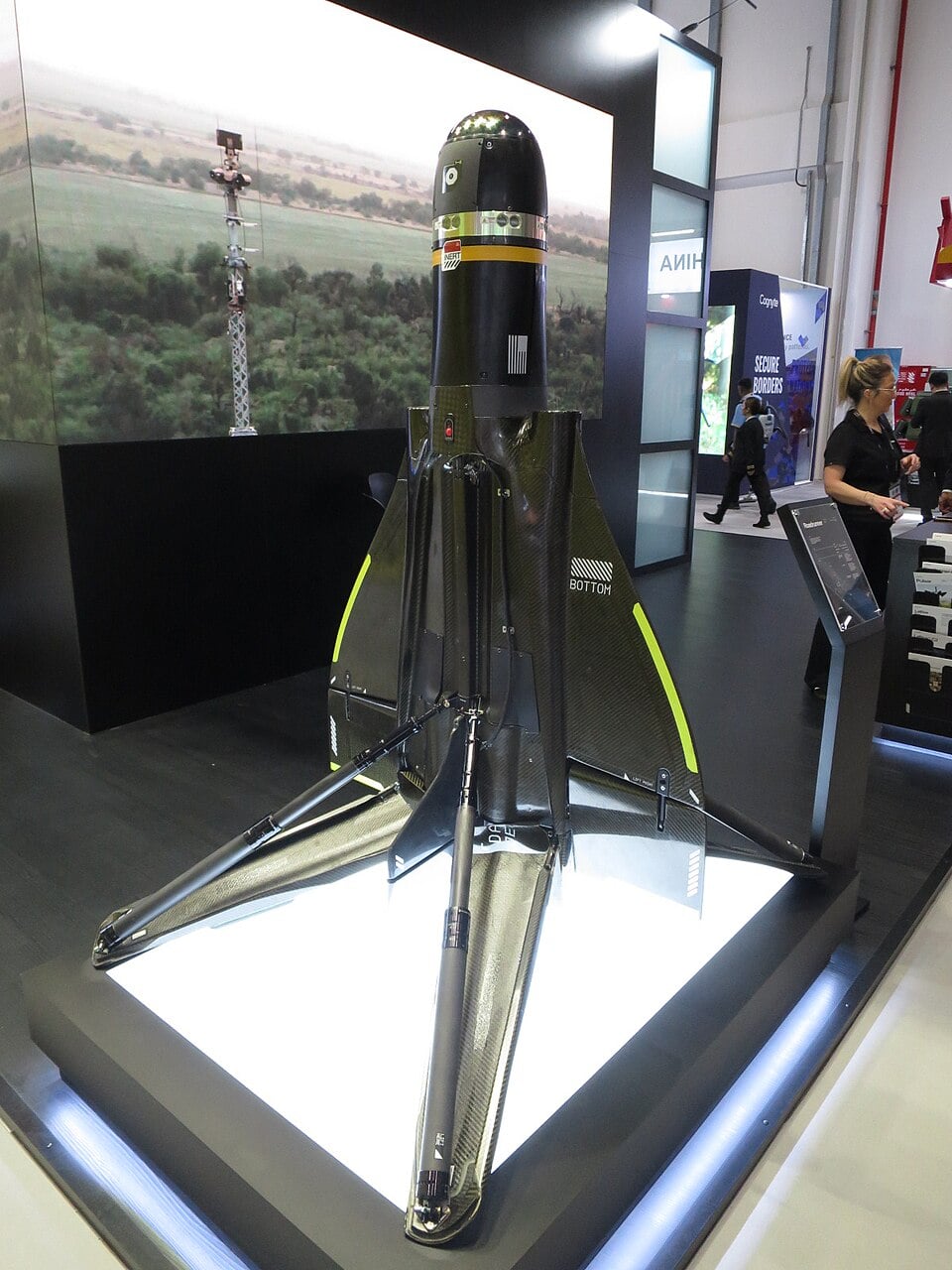 Anduril Roadrunner on display at IDEX 2025