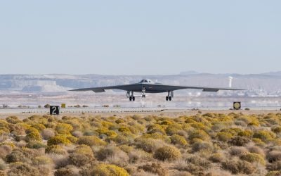 B-21 Raider Wingspan Measured at About 152 Feet From Satellite Image