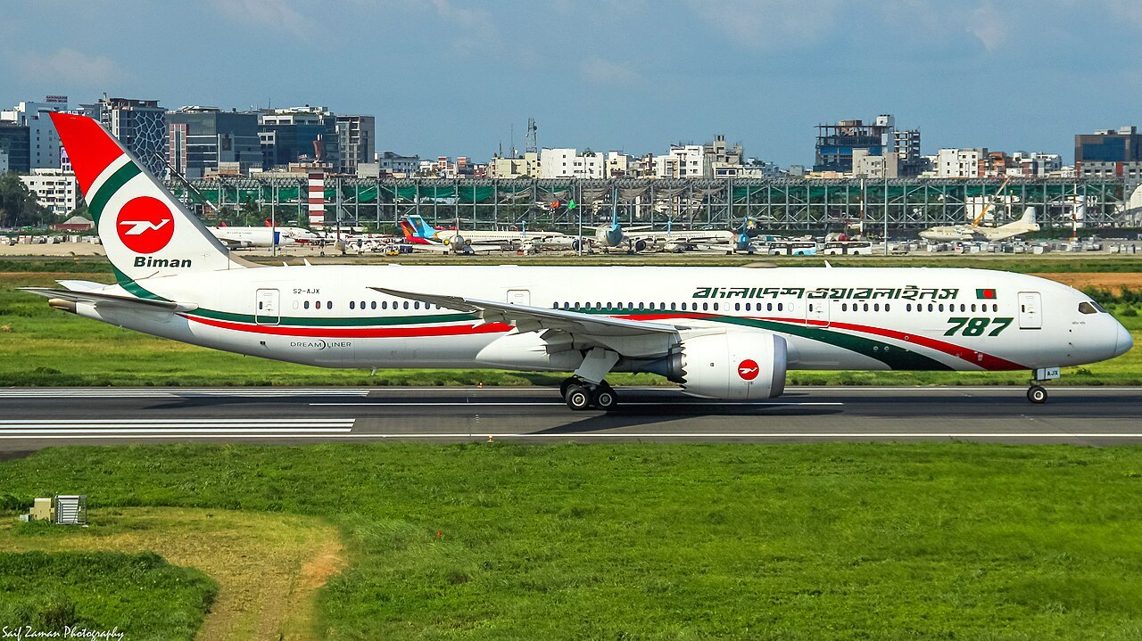 Biman Bangladesh Airlines Boeing 787-9 S2-AJX at Dhaka