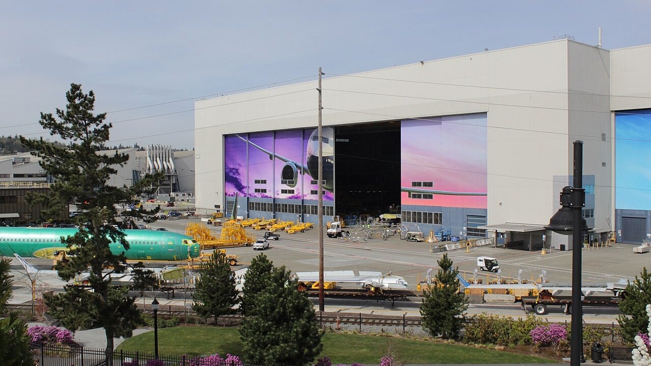 Boeing Renton Factory in Washington, where the 737 MAX is assembled