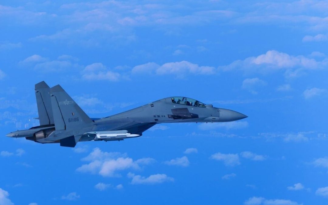 Chinese J-16 Buzzes Philippine Patrol Plane Over Scarborough Shoal