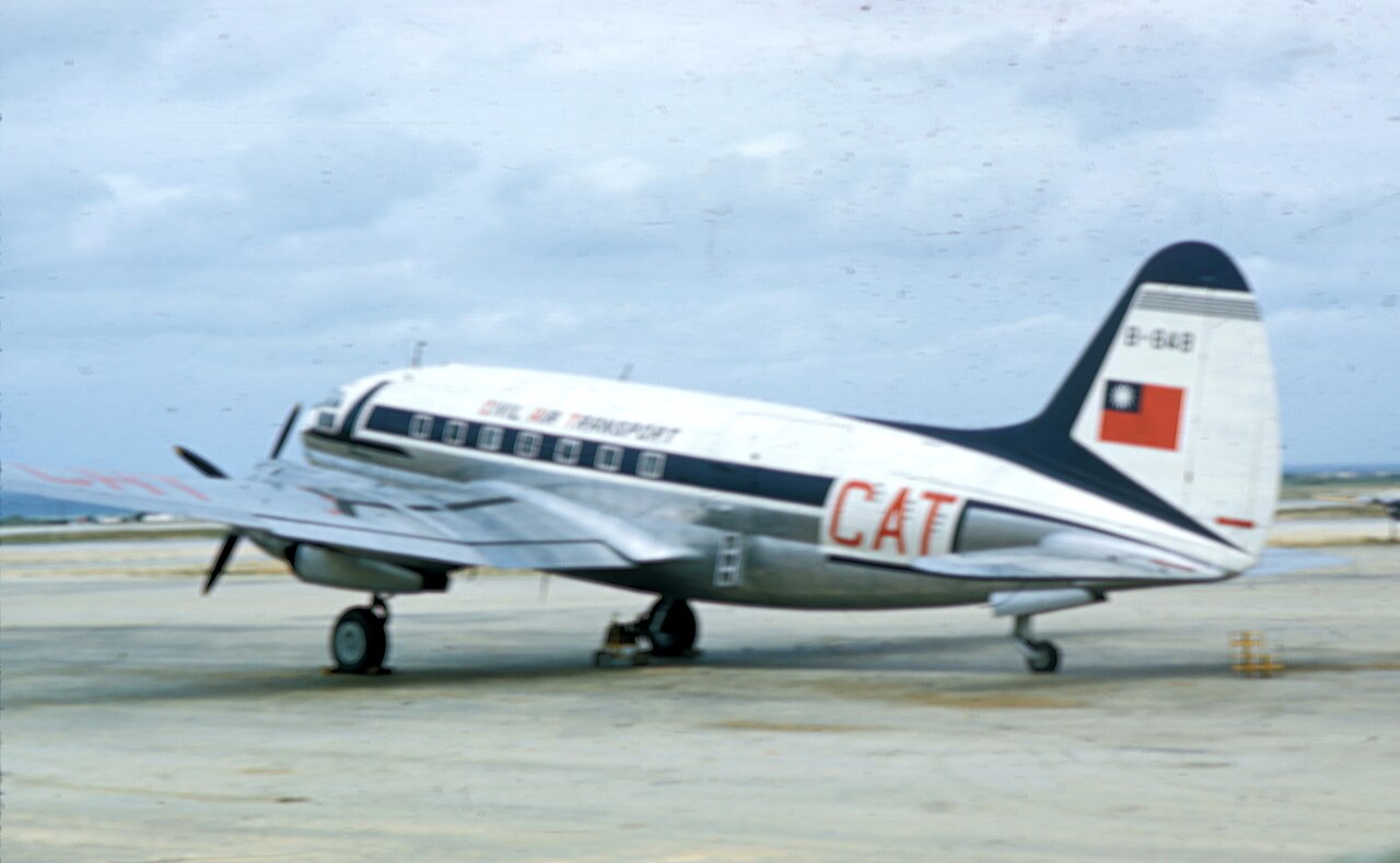 Civil Air Transport C-46 in Indochina