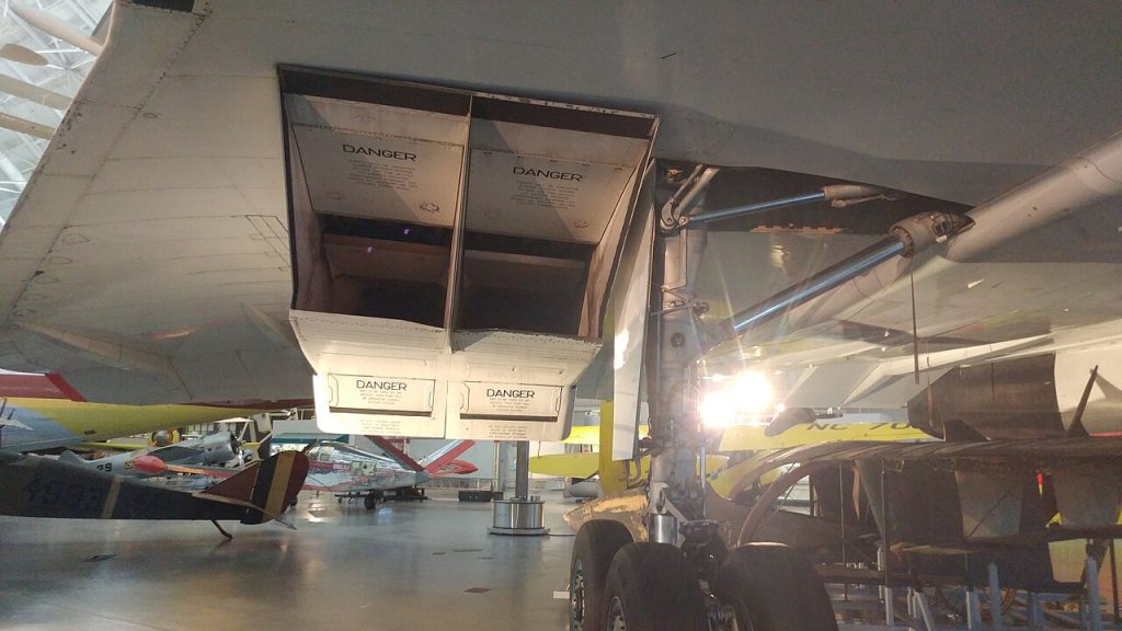 Concorde engine intakes on the Air France Concorde at the Udvar-Hazy Center