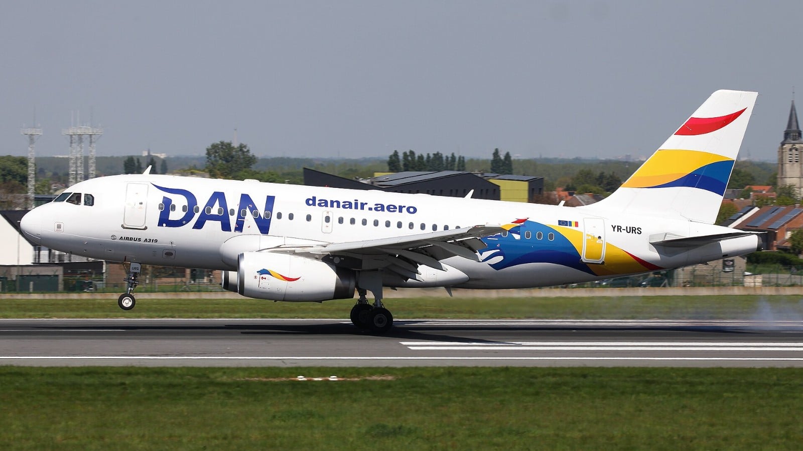 Dan Air Files for Insolvency but Keeps Flying: What It Means Dan Air Airbus A319 YR-URS taking off