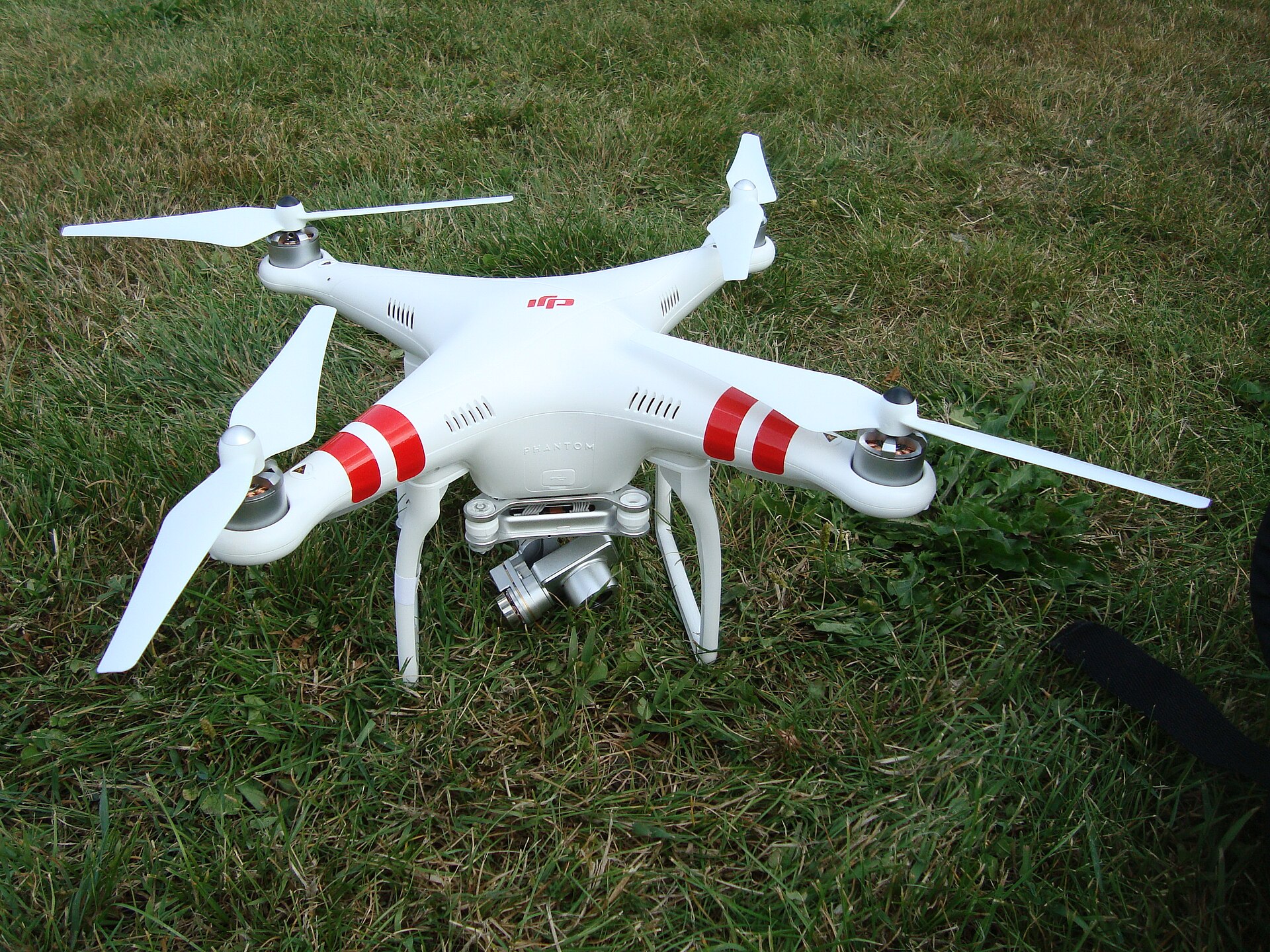 A DJI Phantom 2 Vision+ quadcopter