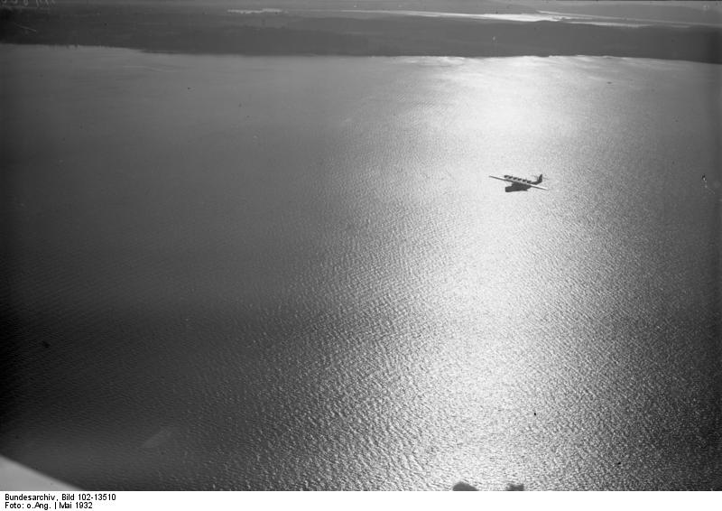 Dornier Do X flying boat over the Atlantic in 1932