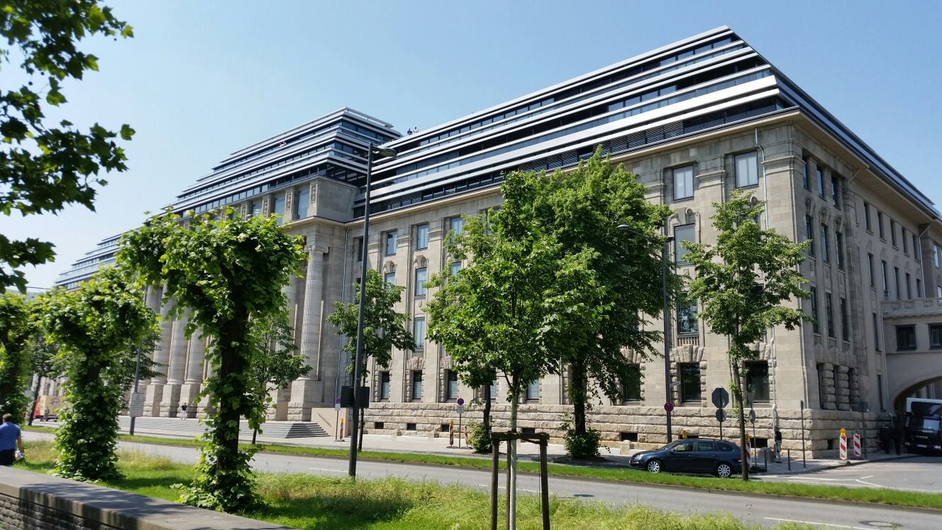 The European Union Aviation Safety Agency headquarters building in Cologne, Germany