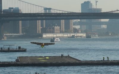 Electra EL2 Lands at Manhattan Heliport: No Runway Required