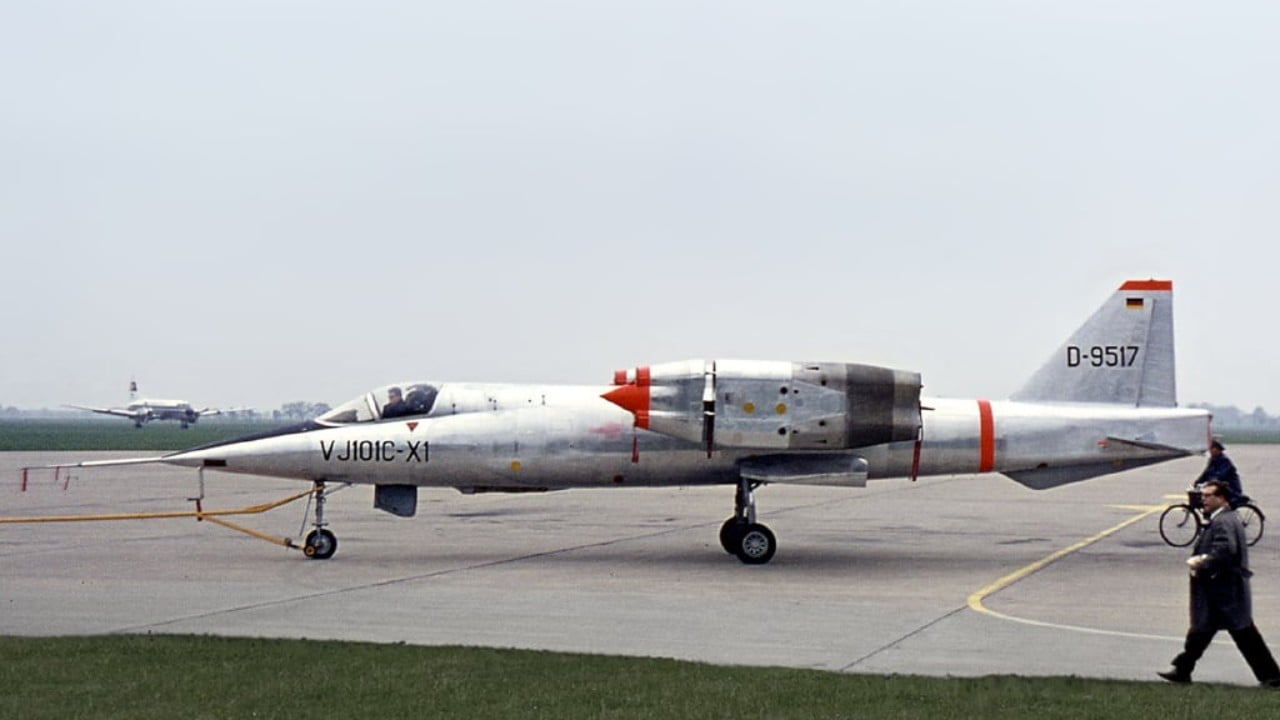 ewr-vj-101c-x1-supersonic-vtol-fighter-1964 EWR VJ 101 C X-1 D-9517 in 1964