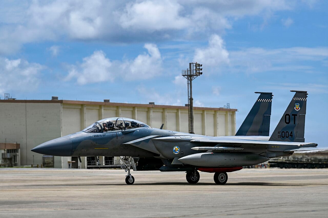 F-15EX Eagle II at Kadena USAF F-15EX Eagle II of the 85th Test and Evaluation Squadron at Kadena Air Base