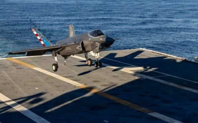 F-35C Lands on a Ford-Class Carrier for the First Time: USS John F. Kennedy