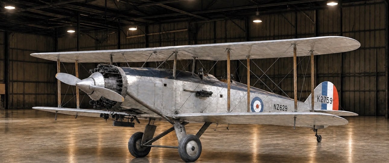The restored Fairey Gordon NZ629, the only surviving Fairey Gordon