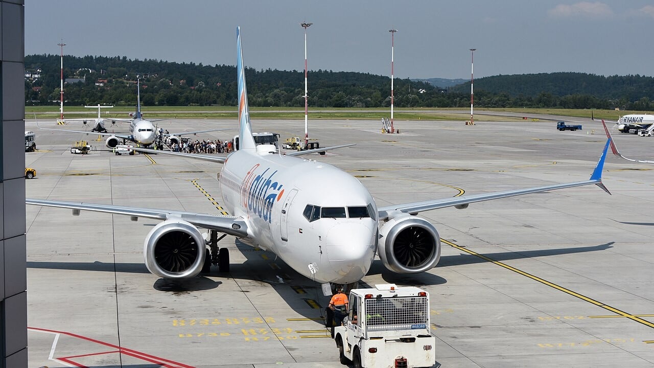 flydubai Boeing 737 A6-FMG A flydubai Boeing 737, registration A6-FMG