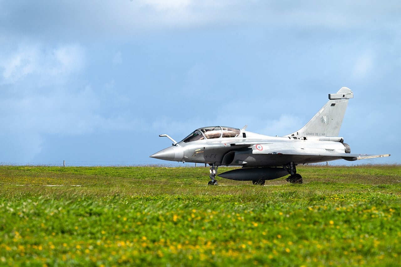 French Air and Space Force Rafale B French Air and Space Force Rafale B two-seat fighter on the runway