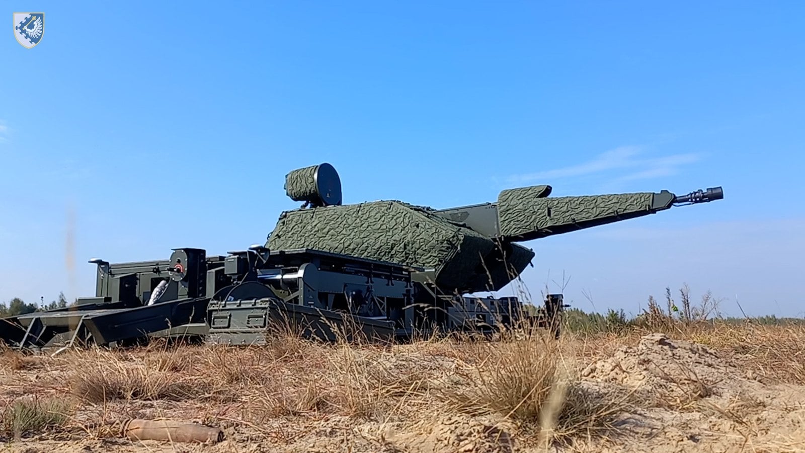 Skynex air defence gun in service with the Ukrainian Air Force