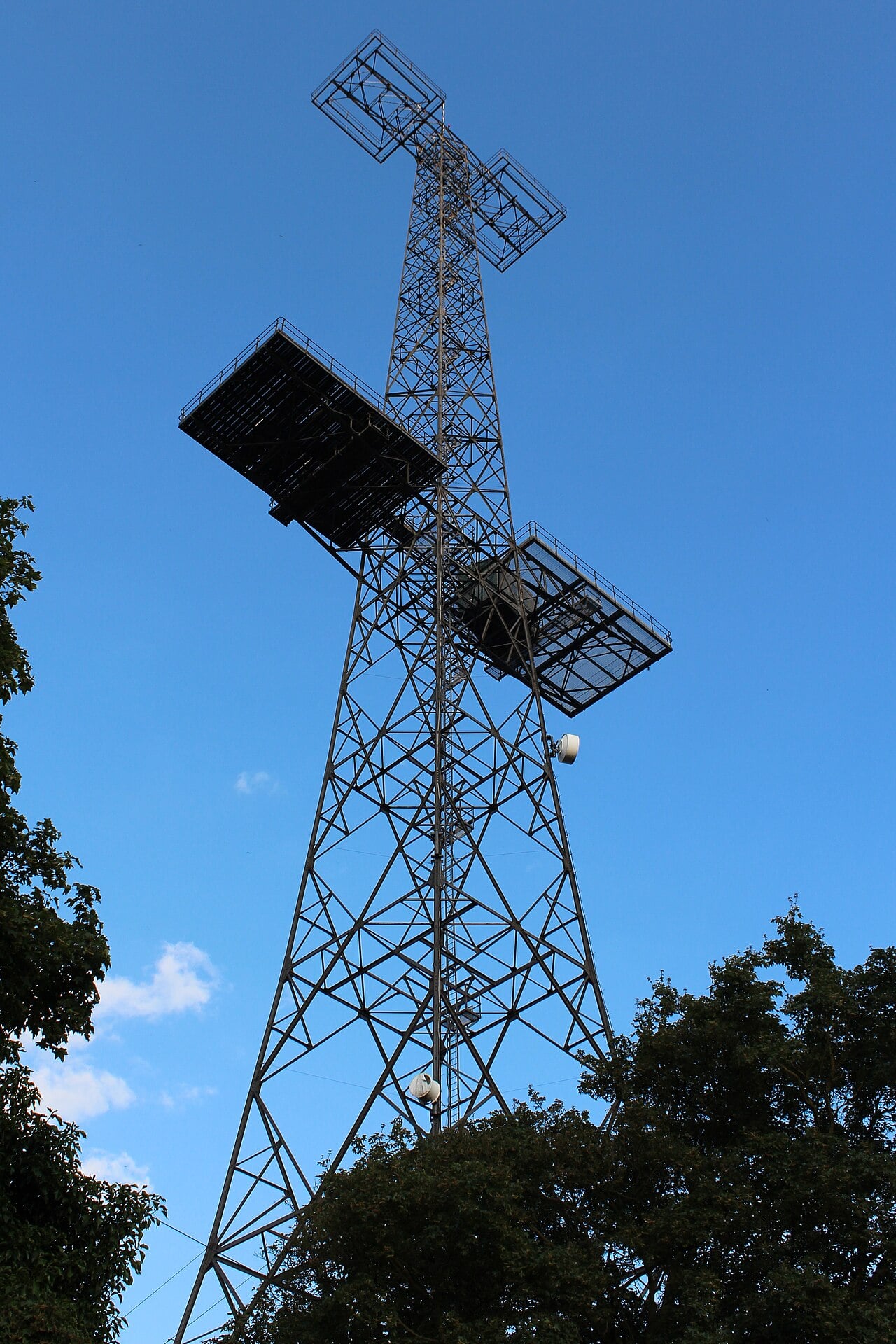 Surviving Chain Home radar tower at Great Baddow, Essex