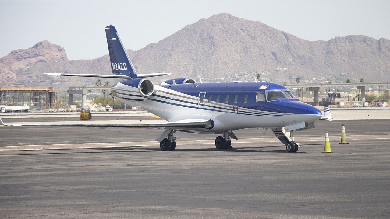 Gulfstream G100 business jet (same type) Gulfstream G100 business jet, same type as the missing air ambulance