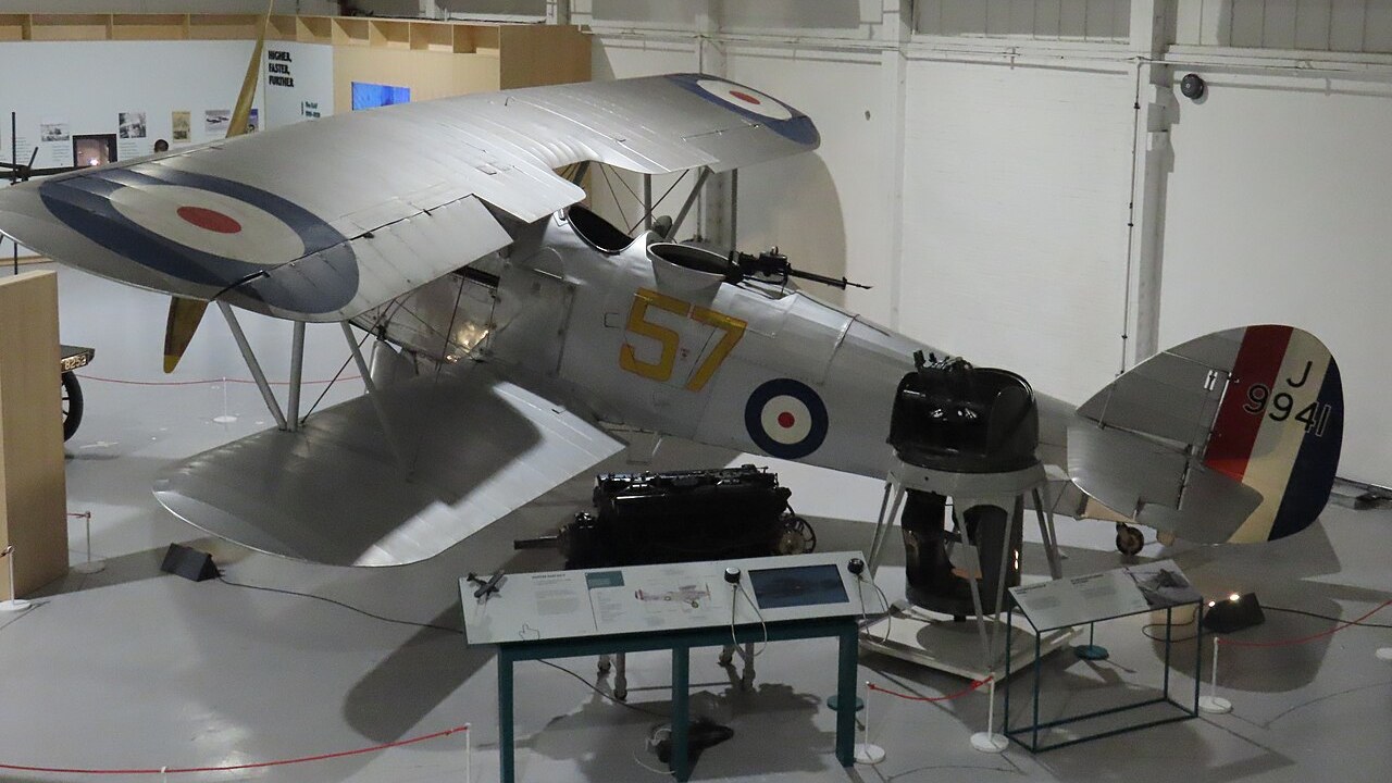 Hawker Hart J9941 (G-ABMR), RAF Museum Hawker Hart G-ABMR painted as J9941 at the RAF Museum London