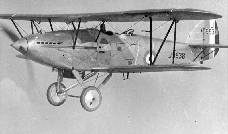 Hawker Hart J9938 of No. 33 Squadron RAF in 1930
