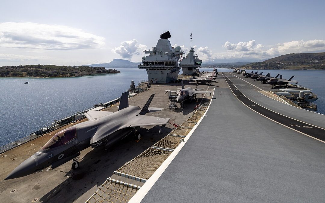 HMS Prince of Wales Sails for the High North With F-35Bs