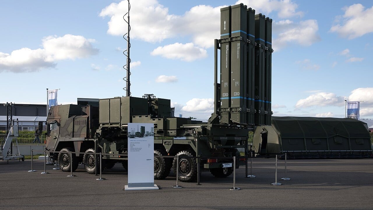 Diehl IRIS-T SLM launcher