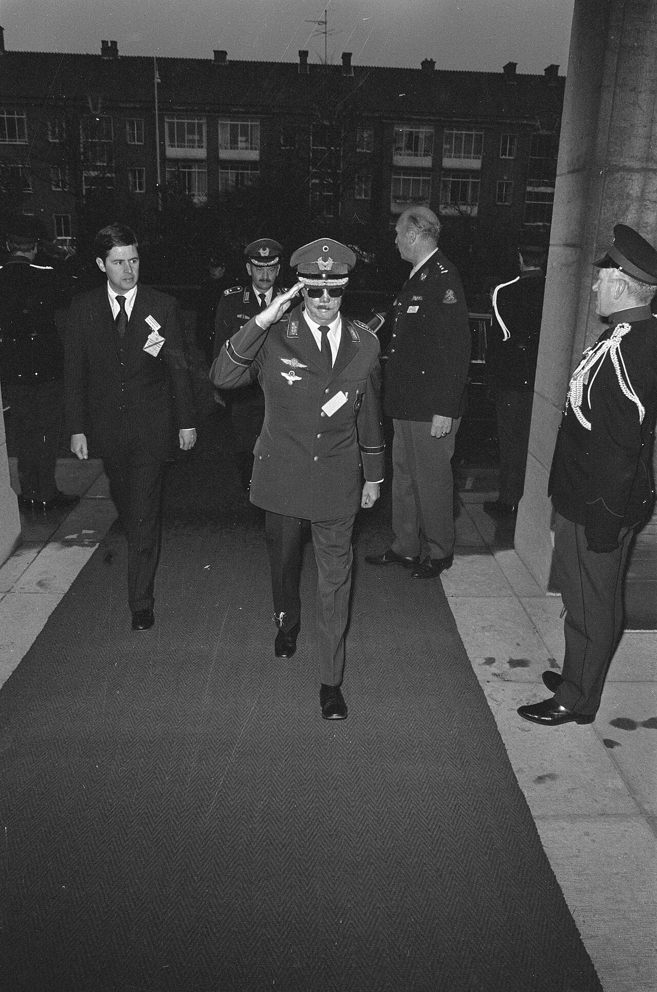 General Johannes Steinhoff as chairman of the NATO Military Committee