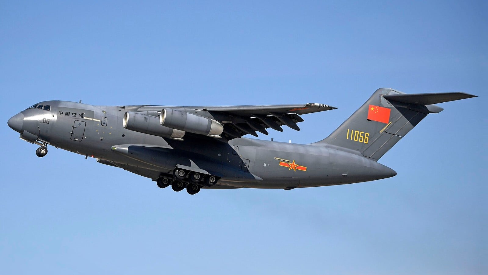 KJ-3000: Four Y-20 Radar Jets at Xi’an Hint at Serial Production PLA Air Force Y-20 transport, the airframe on which the KJ-3000 is based