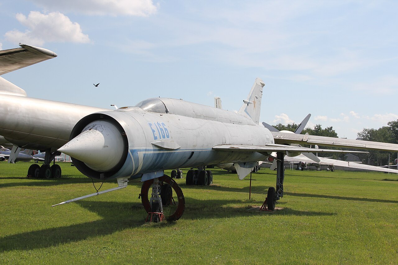 Mikoyan Ye-152M displayed as E-166 at the Monino museum